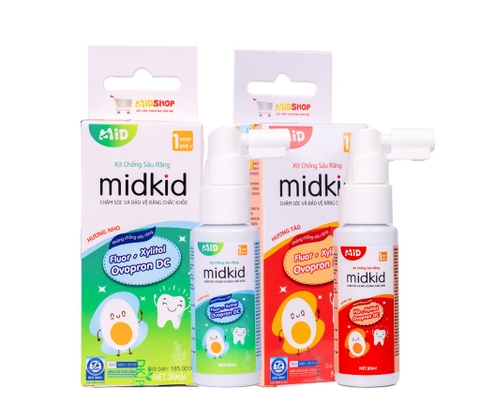 Xịt sâu răng midkid hương nho 30ml