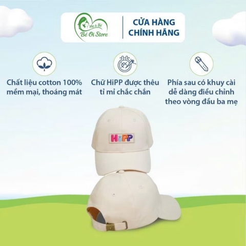 q. mũ lưỡi chai Hipp