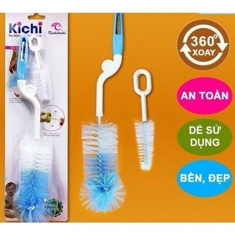 Set cọ bình sữa cước Kichi