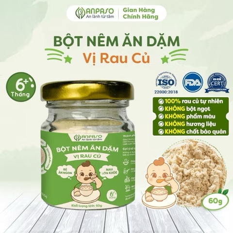 Hạt nêm Anpaso vị rau củ 60g