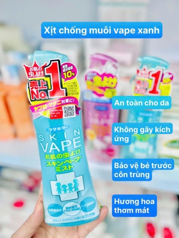 Xit chống muỗi Vape xanh