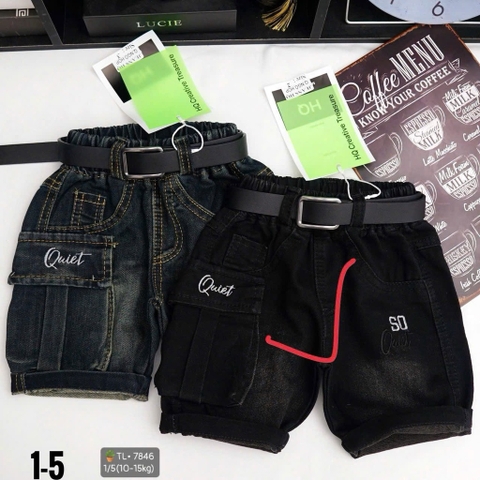 Quần ngố bò mềm túi hộp đen (10-15kg)