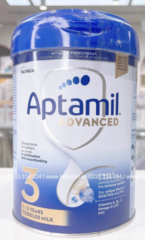Sữa aptamil Anh dạng lon số 3
