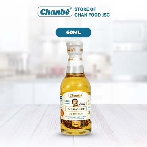 Dầu ăn dặm gạo lứt Chanbe 60ml ( chai)