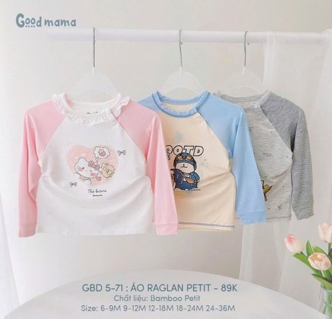 Áo dài tay Goodmama -71 ( 6-36m)