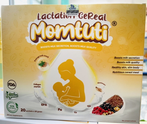ngũ cốc lợi sữa Mumtuti  ( hộp 20 gói)