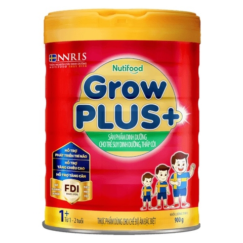 Sữa grow Plus đỏ NutiFood 1+ 900g