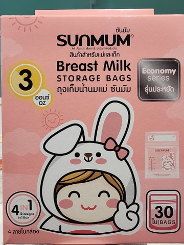 Túi trữ sữa 100ml (30c)