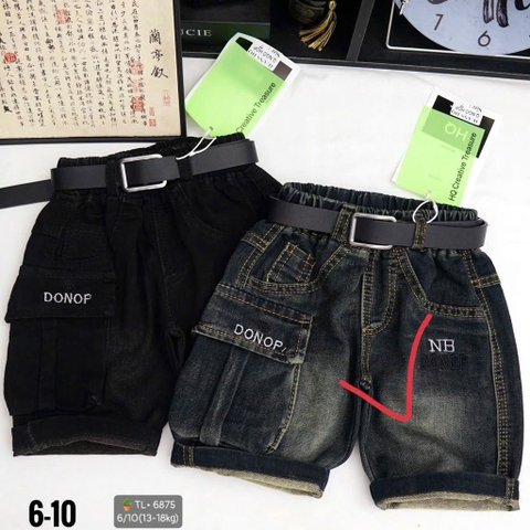 Quần ngố bò mềm xanh đậm ( 13-18kg)