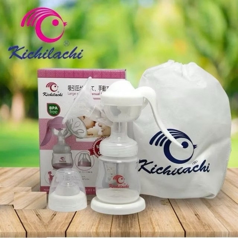 Hút sữa cầm tay Kichi cao cấp kèm núm ti