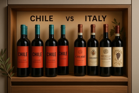 Rượu vang Chile có gì đặc biệt so với rượu vang Ý?