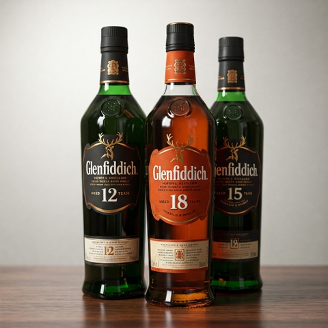 Khám phá sự khác biệt giữa Glenfiddich 12, 15, 18