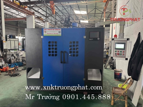 Máy thổi nhựa HDPE 5L full thuỷ lực Parison moog 100 điểm