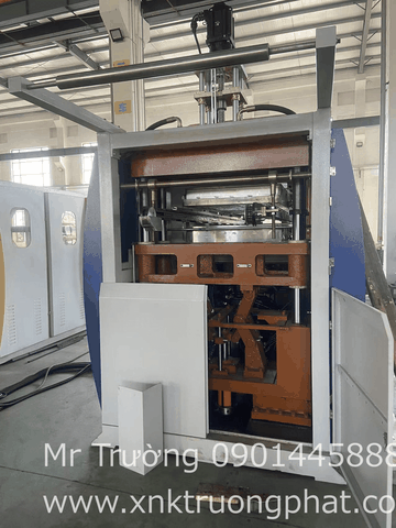 Nghiệm thu dây chuyền máy làm cốc nhựa dùng 1 lần  750 servo