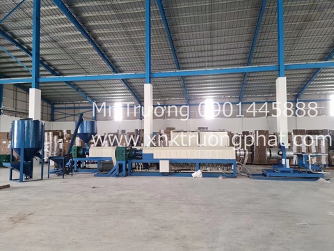 2022 bàn giao máy cán màng pp/ps, máy cán màng xốp ps, máy làm hộp cơm xốp tại sóc trăng