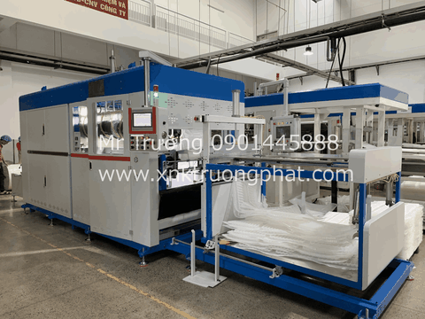 Máy hút nhựa định hình motor servo khổ rộng