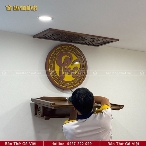 Hướng Dẫn Lắp Đặt Bàn Thờ Treo Tường Đúng Phong Thủy – Tụ Lộc, Đón May