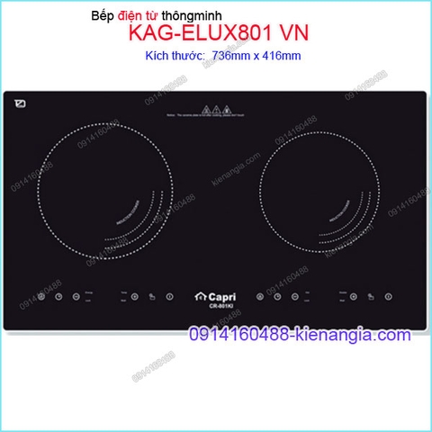 Bếp từ đôi sung túc Capri KAG-ELUX801 VN