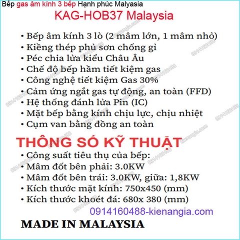 KAG-HOB37-Malaysia-Bep-gas-am-kinh-3-bep-hanh-phuc-Malaysia-KAG-HOB37-Malaysia