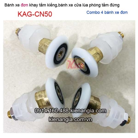 Bánh xe cửa lùa D25mm phòng tắm kiếng đứng KAG-CN50