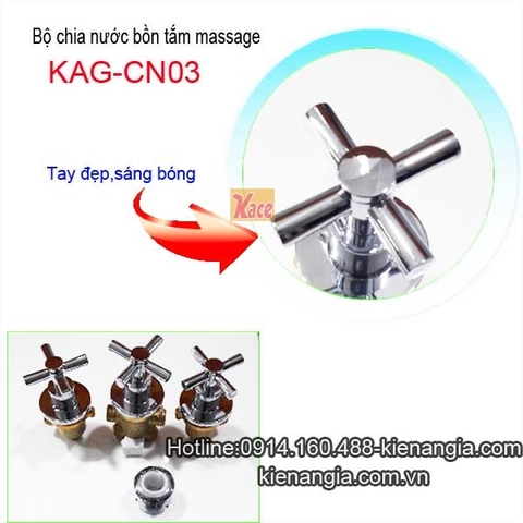 Bộ chia nước bồn tắm massage KAG-CN03