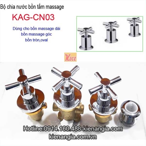Bộ chia nước bồn tắm massage KAG-CN03