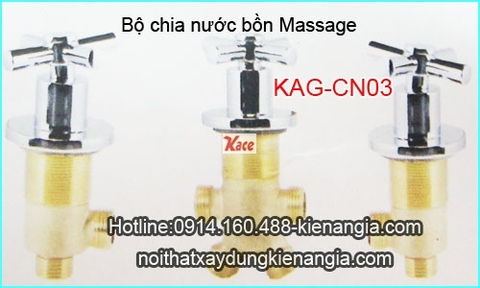 Bộ chia nước bồn tắm massage KAG-CN03