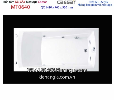 Bồn dài xây Caesarbồn nằm 14 mét massage Caesar-MT0640