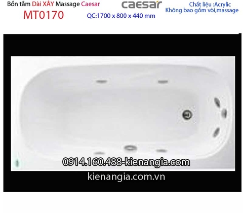 Bồn dài xây Caesarbồn nằm 17 mét massage Caesar- MT0170