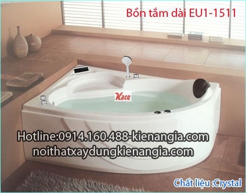 Bồn tắm dài chân yếm Crystal Euroca EU1-1511