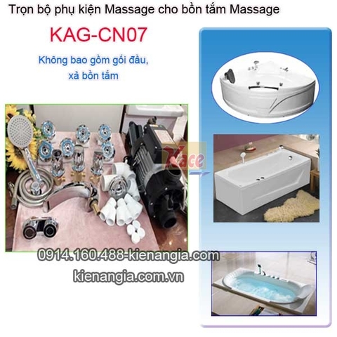Trọn bộ phụ kiện massage bồn tắm Massage KAG-CN07