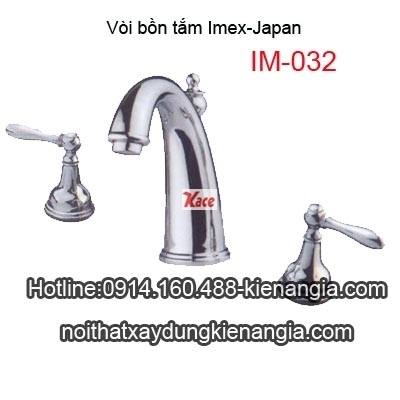 Vòi bồn tắmvòi lavabo âm bàn 3 lỗ Imex-Japan IM-032