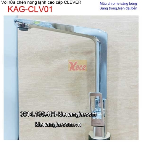 Vòi rửa chén nóng lạnh cao cấp Clever-KAG-CLV01