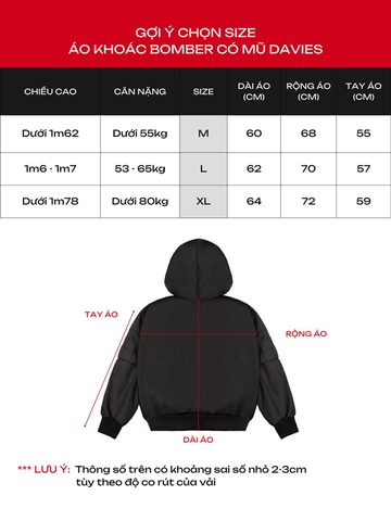 DSW Double Box Hooded Bomber Jacket