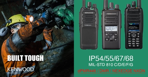 Tiêu chuẩn IP và MIL-STD 810 của máy bộ đàm