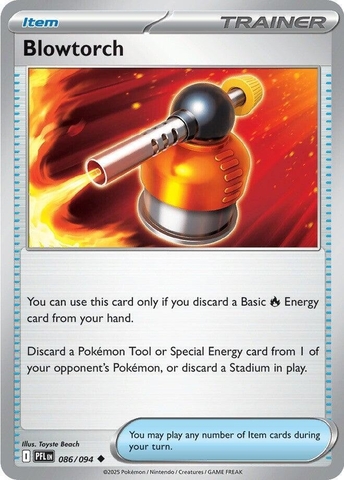 Thẻ hình Pokemon Blowtorch 086/094 - Lá bài lẻ Phantasmal Flames Uncommon tiếng Anh chính hãng