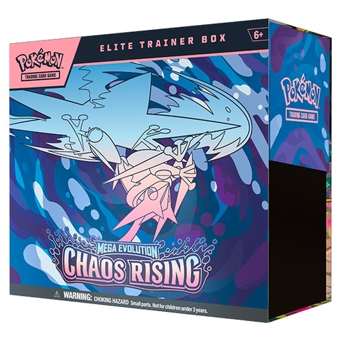 Hộp thẻ bài Chaos Rising Elite Trainer Box tiếng Anh chính hãng - Pokemon TCG Series Mega Evolution ETB