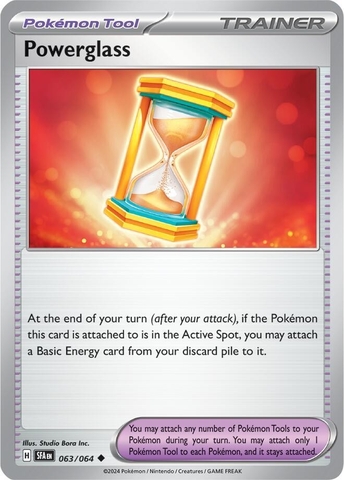Thẻ hình Pokemon Powerglass 063/064 - Lá bài lẻ Shrouded Fable Uncommon tiếng Anh chính hãng