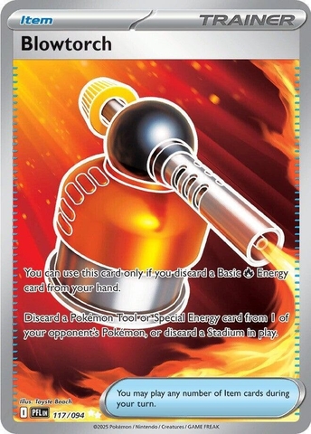 Thẻ hình Pokemon Blowtorch 117/094 - Lá bài lẻ Phantasmal Flames Ultra Rare tiếng Anh chính hãng