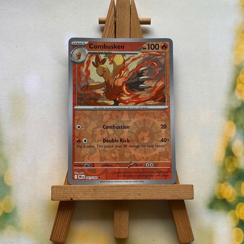 Thẻ hình Pokemon Combusken 041/182 - Lá bài lẻ Destined Rivals Common Reverse Holo tiếng Anh chính hãng