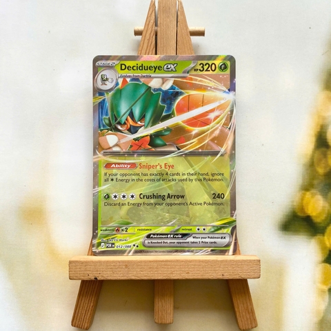 Thẻ hình Pokemon Decidueye ex 012/088 - Lá bài lẻ Perfect Order Double Rare tiếng Anh chính hãng