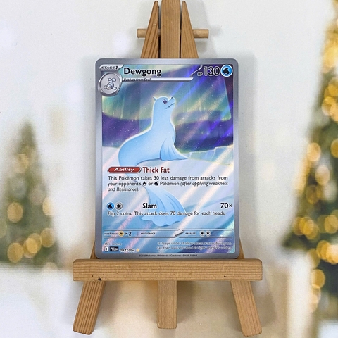 Thẻ hình Pokemon Dewgong 097/094 - Lá bài lẻ Phantasmal Flames Illustration Rare tiếng Anh chính hãng