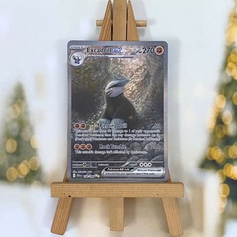 Thẻ hình Pokemon Excadrill ex 168/086 - Lá bài lẻ Black Bolt Special Illustration Rare tiếng Anh chính hãng