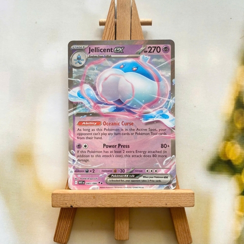 Thẻ hình Pokemon Jellicent ex 045/086 - Lá bài lẻ White Flare Double Rare tiếng Anh chính hãng