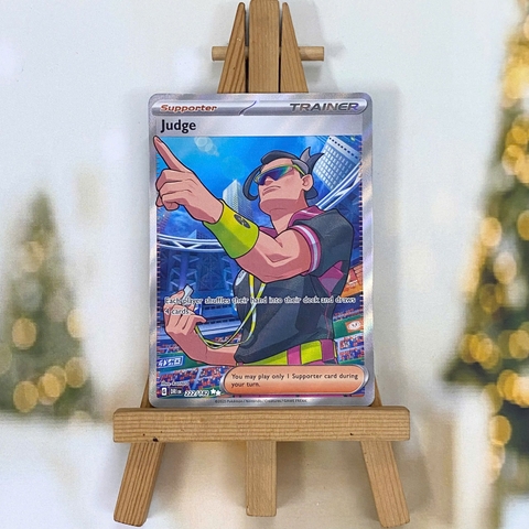 Thẻ hình Pokemon Judge 222/182 - Lá bài lẻ Destined Rivals Ultra Rare tiếng Anh chính hãng
