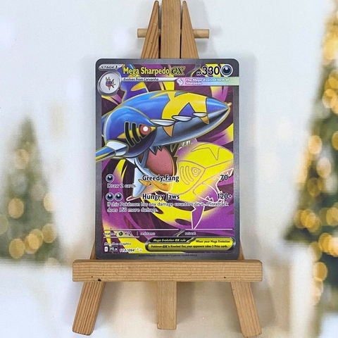 Thẻ hình Pokemon Mega Sharpedo ex 113/094 - Lá bài lẻ Phantasmal Flames Ultra Rare tiếng Anh chính hãng