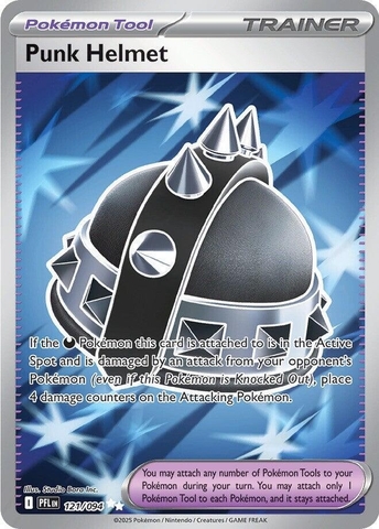 Thẻ hình Pokemon Punk Helmet 121/094 - Lá bài lẻ Phantasmal Flames Ultra Rare tiếng Anh chính hãng