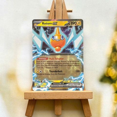 Thẻ hình Pokemon Rotom ex 029/094 - Lá bài lẻ Phantasmal Flames Double Rare tiếng Anh chính hãng