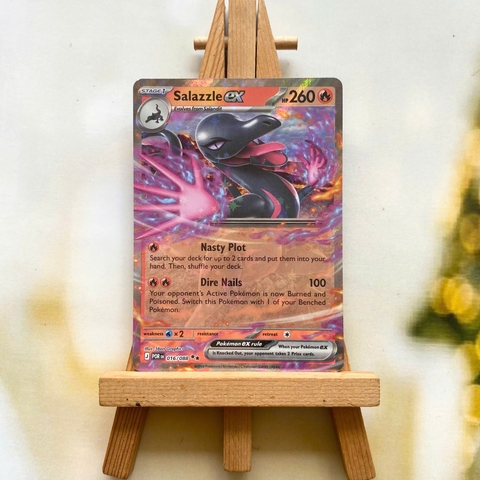 Thẻ hình Pokemon Salazzle ex 016/088 - Lá bài lẻ Perfect Order Double Rare tiếng Anh chính hãng