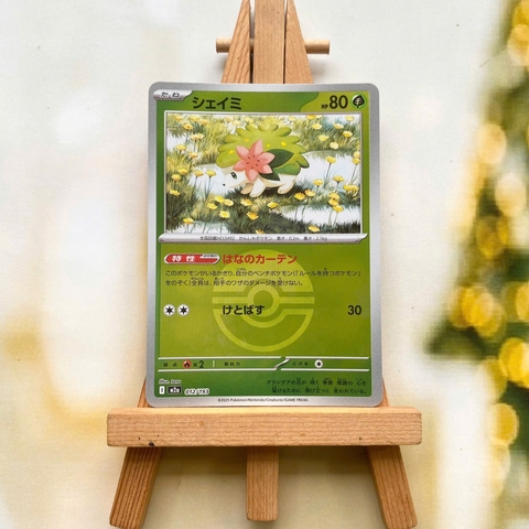 Thẻ hình Pokemon Shaymin 012/193 - Lá bài lẻ Mega Dream ex M2a Reverse Holo tiếng Nhật chính hãng
